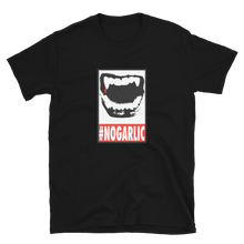 Load image into Gallery viewer, Drac #NoGarlic Short-Sleeve Unisex short sleeve t-shirt